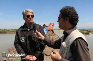 فرماندار 2 300x198 - شهرستان ترکمن 25 روز در مقابل بحران سیل استقامت کرد+ تصاویر