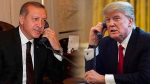 ترامپ 300x169 - أردوُغان ترامپ بیلن تلفن آرقالی دوشوشدی