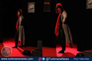زخم ترکمن نیوز 18 300x202 - اولین اجرای نمایشنامه "بالستیک زخم" روی صحنه تئاتر گنبدکاووس+عکس