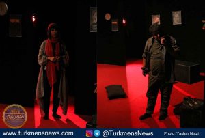 زخم ترکمن نیوز 24 300x202 - اولین اجرای نمایشنامه "بالستیک زخم" روی صحنه تئاتر گنبدکاووس+عکس