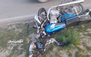 سواری و موتورسیکلت 4 300x187 - 2 کشته و 5 مصدوم در تصادف موتورسیکلت و خودرو سواری در سه راهی تنگلی گنبدکاووس
