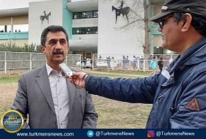 الله یوسفی مصاحبه با ترکمن نیوز در مانژ 300x202 - فیلم/یوسفی: مانژ و پیست مجموعه سوارکاری گنبدکاووس بازسازی می‌شود
