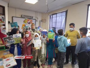 4 300x225 - برگزاری نمایشگاه کتاب در مدارس منطقه محروم جرگلان +تصاویر