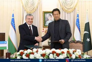 میرضیایف پاکستان 2 300x202 - سفر رئیس‌جمهور ازبکستان به پاکستان و تقویت تجارت منطقه‌ای
