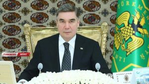 1 276 300x169 - ترکمنستان ینگ جمهورباشلیغی رئیسی نینگ سایلاوداقی اوستونلیگینی قوتلادی