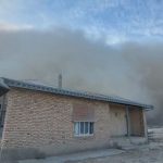 گرد و غبار شدید چرخشی در استان گلستان