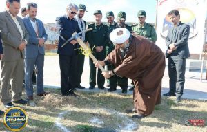 2 67 300x192 - مراسم کلنگ زنی ساخت مقبره شهدای شهرستان ترکمن برگزار شد+ گزارش تصویری