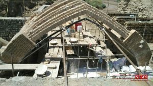 Agh Ghala 31 1 M 300x169 - آخرین تصاویر از روند عملیات بازسازی پل تاریخی آق‌قلا