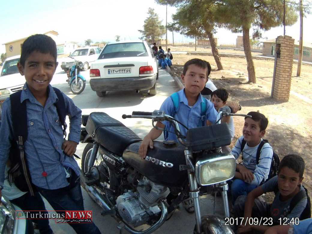اولین روز بازگشایی مدارس در روستای آجی قوشان شهرستان گنبد کاووس+تصاویر