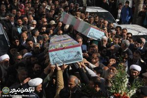 IMG 8481 1 300x200 - گزارش تصویری مراسم تشییع و خاکسپاری پیکر پاک دو شهید گمنام دوران دفاع مقدس