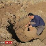 کشف خمره سفالی قرون اولیه اسلامی در کردکوی