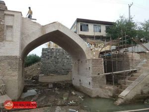 polaghghala 2d 300x225 - مرمت پل تاریخی آق قلا تا یک ماه دیگر تمام می شود/ماه آینده آماده تردد شهروندان