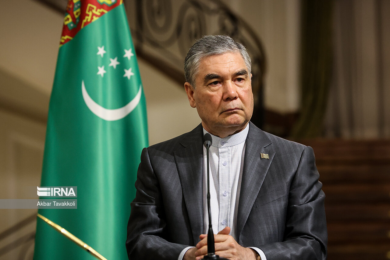 ایران و ترکمنستان 7 - گزارش تصویری: دیدار رییس شورای مصلحت ترکمنستان با رئیس جمهور