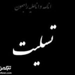 پیام تسلیت بمناسبت درگذشت خواهرزاده فرماندار ترکمن