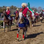 رژه اسب‌های ترکمن به مناسبت سالروز انقلاب اسلامی