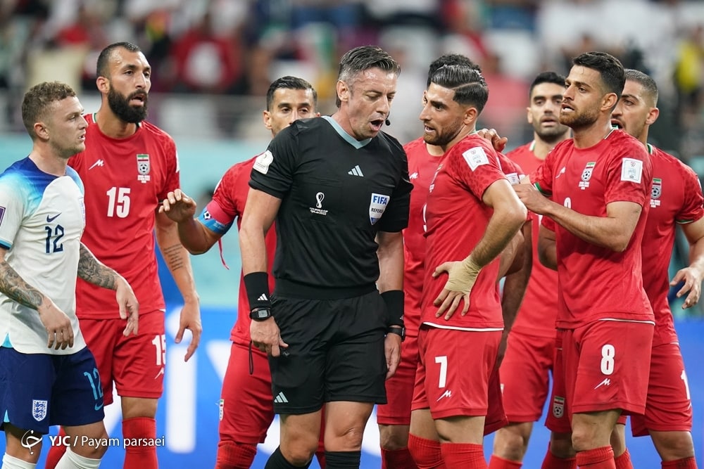 فوتبال 13 - قطر ۲۰۲۲: انگلستان ۶- ایران ۲