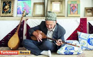 محمد یوسفی خواننده ترکمن و نوازنده دوتار 300x186 - تزکیه با ساز و نوای ابریشمین/ زندگی و هنر ‌آی محمد یوسفی خواننده ترکمن و نوازنده دوتار